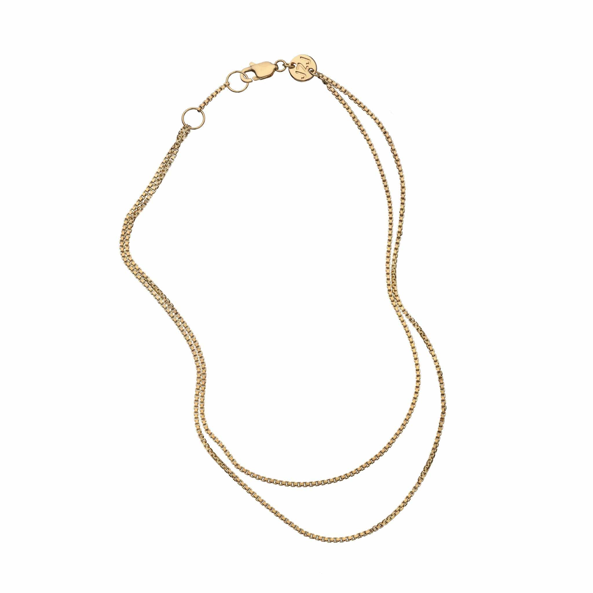 Jennifer Zeuner Jewelry Inez Anklet 14k yellow gold