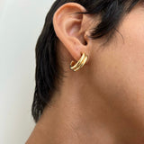 Jennifer Zeuner Jewelry Ingrid 3/4” Earrings