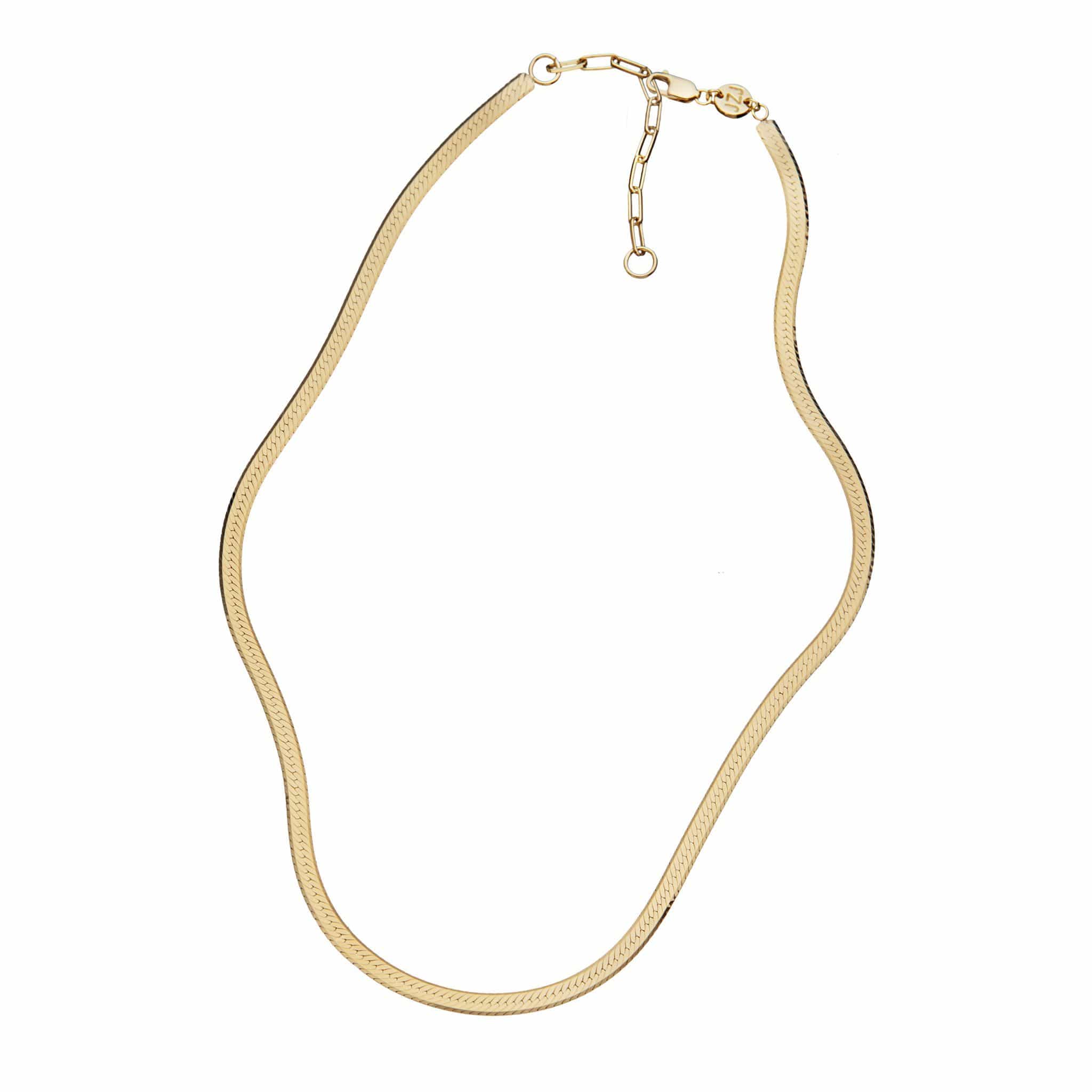 Jennifer Zeuner Jewelry Karli Necklace gold vermeil
