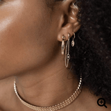 Jennifer Zeuner Jewlery Kiara 1" Hoops