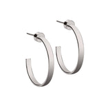 Jennifer Zeuner Jewlery Kiara 1" Hoops sterling silver
