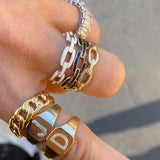 Jennifer Zeuner Jewelry Lance 14K Signet Ring