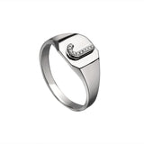 Jennifer Zeuner Jewelry Lance 14K Signet Ring
