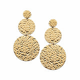 Jennifer Zeuner Jewelry Leanna Earrings 18k yellow gold plated silver