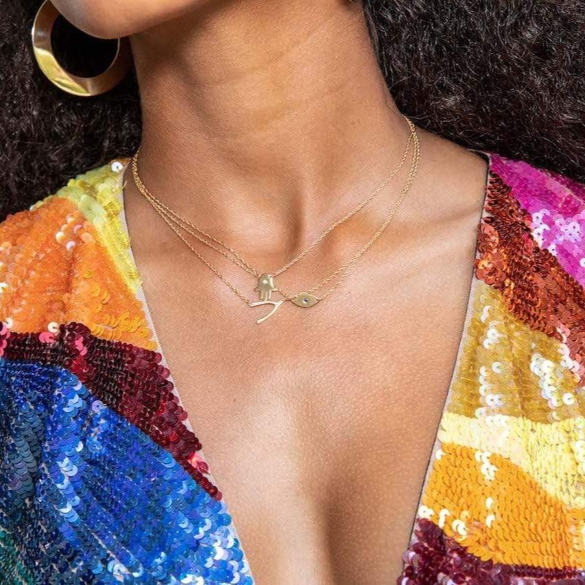 Jennifer Zeuner Jewelry Lily 1/2" Necklace