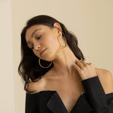 Jennifer Zeuner Jewelry Lou 2.5" Hoops