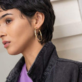 Jennifer Zeuner Jewelry Margaux 2" Hoops