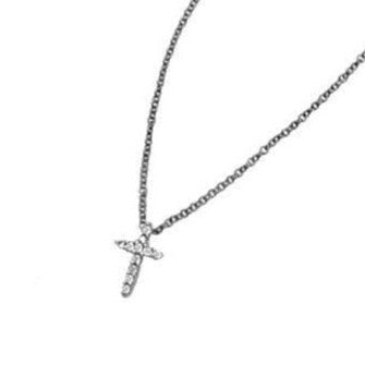 Jennifer Zeuner Jewelry Maria 14K Pave Necklace