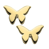 Jennifer Zeuner Jewelry Mariah Earrings 18k yellow gold plated silver