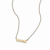 Jennifer Zeuner Jewelry Mercer Mama Necklace gold vermeil / mama