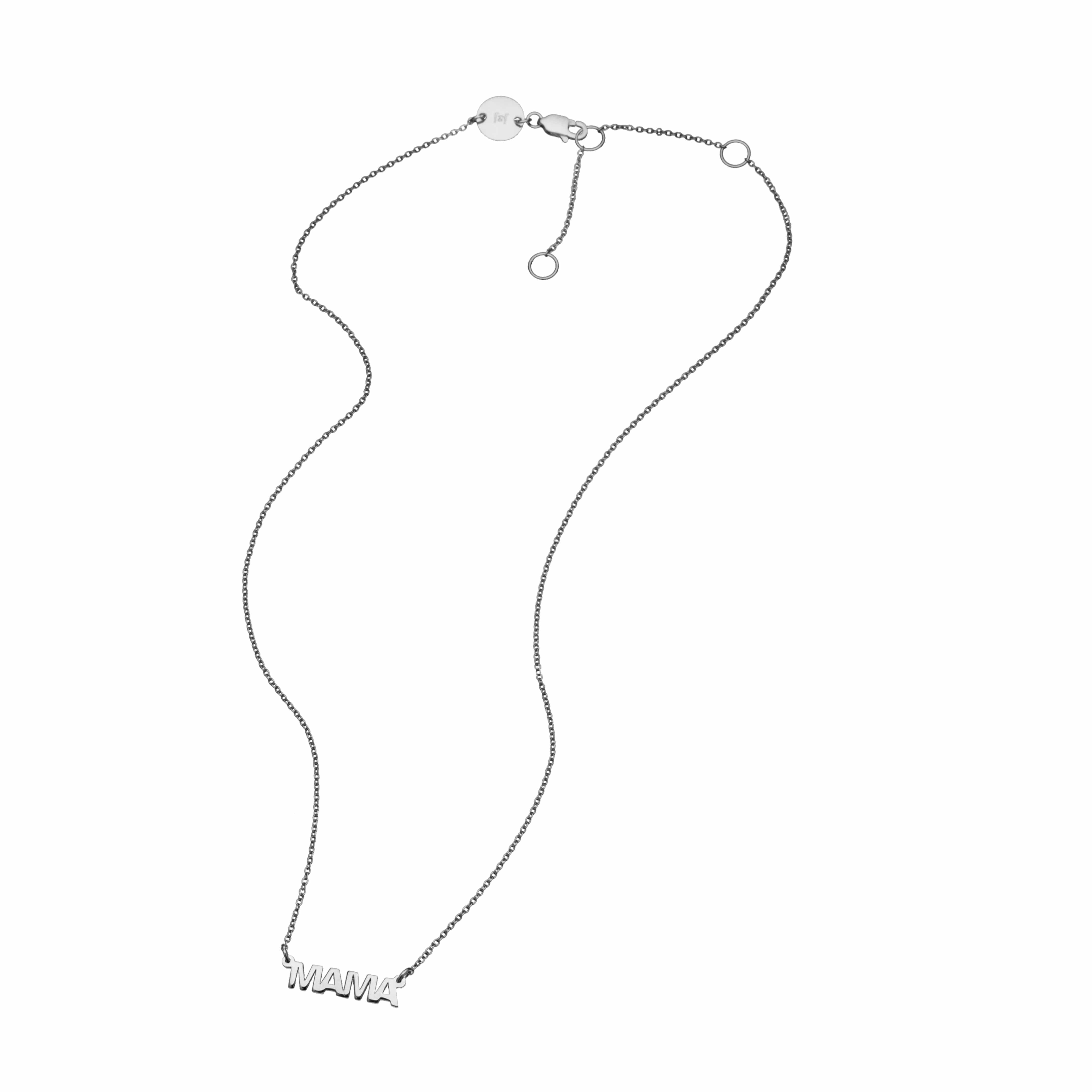 Jennifer Zeuner Jewelry Mercer Mama Necklace sterling silver / mama