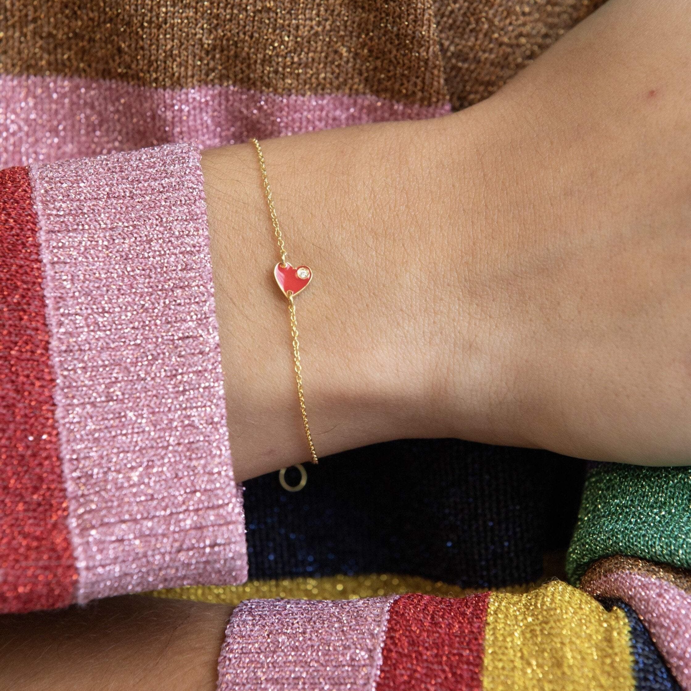 Jennifer Zeuner Jewelry Mia Enamel Bracelet