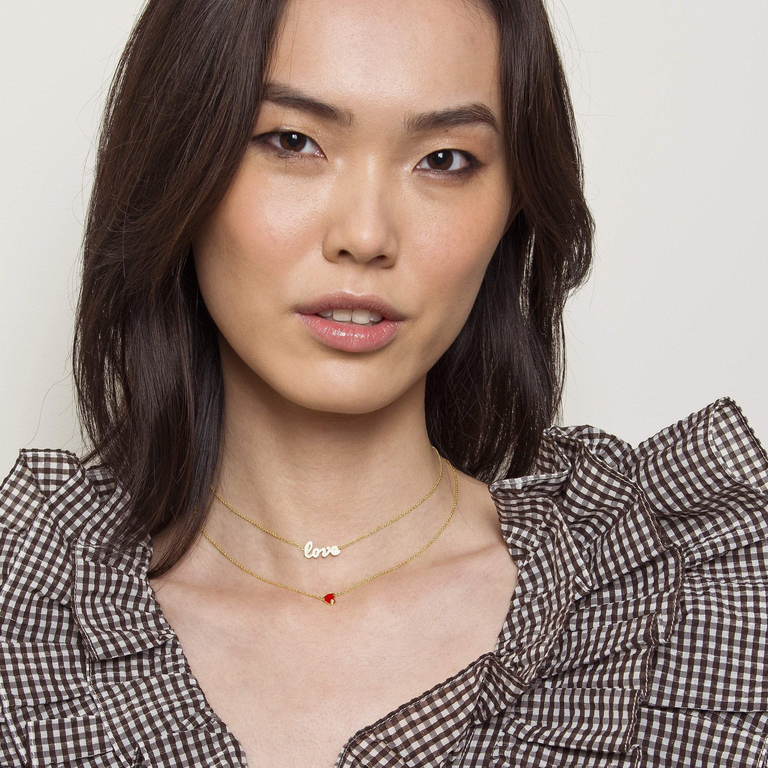 Jennifer Zeuner Jewelry Mia Enamel Necklace