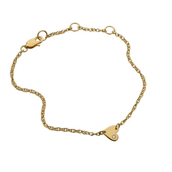 Jennifer Zeuner Jewelry Mia Mini Bracelet gold vermeil