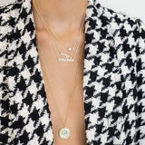 Jennifer Zeuner Jewelry Mini Hebrew Necklace