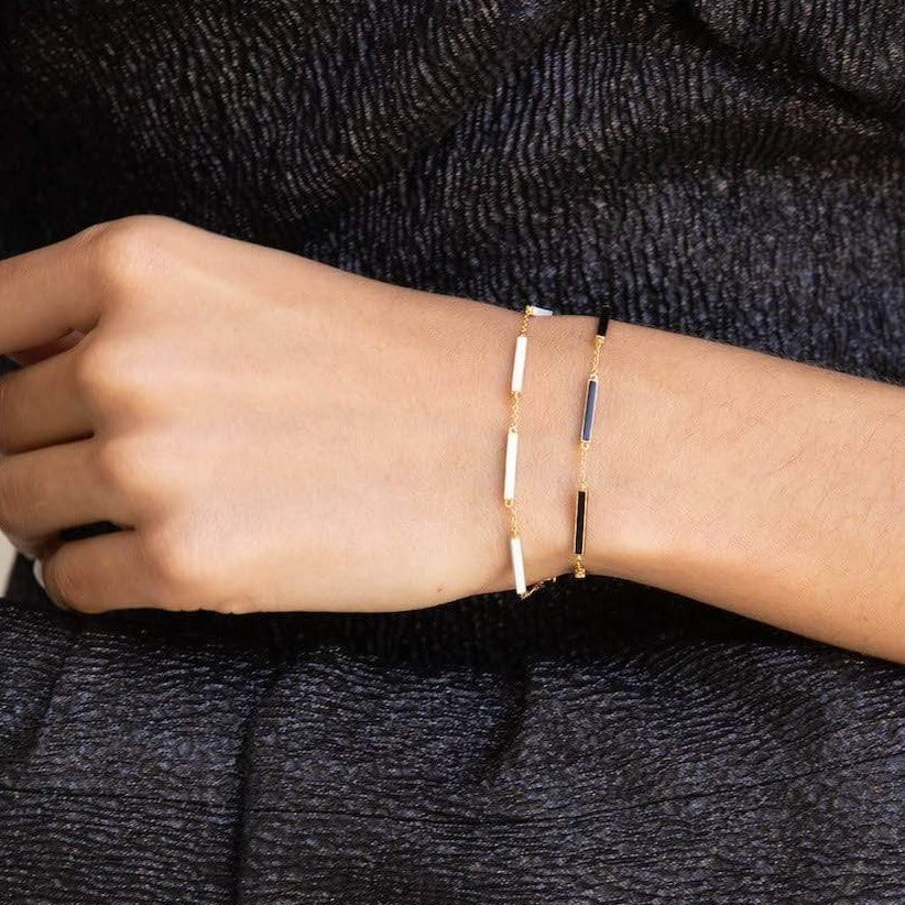 Jennifer Zeuner Jewelry Nadine Enamel Bracelet