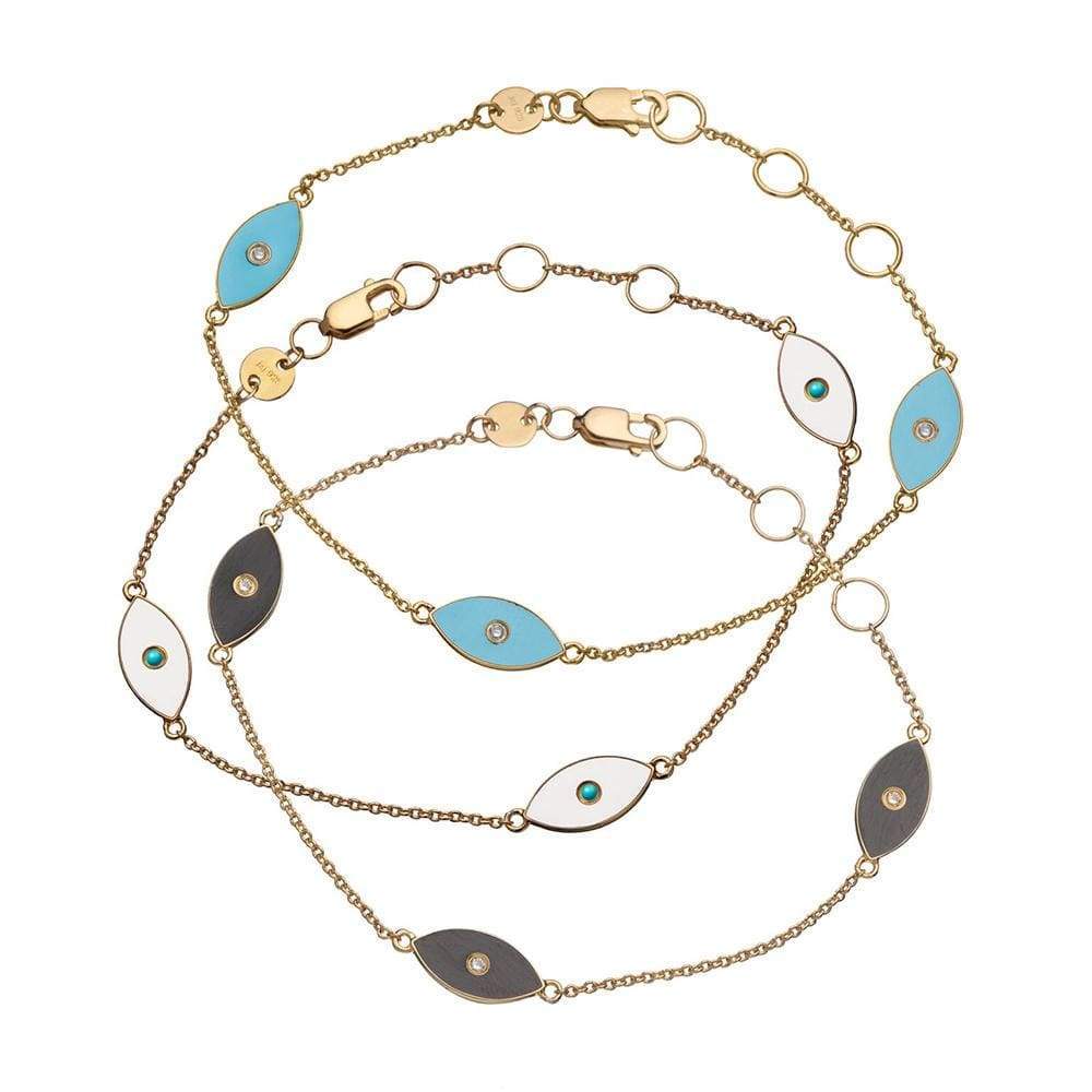 Jennifer Zeuner Jewelry Nazar Enamel Romy Bracelet