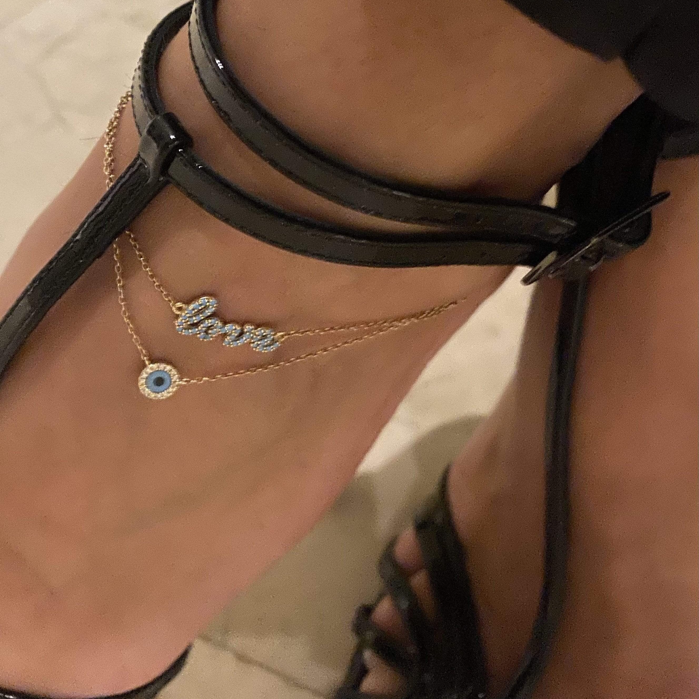 Jennifer Zeuner Jewelry Ojo 14K Anklet