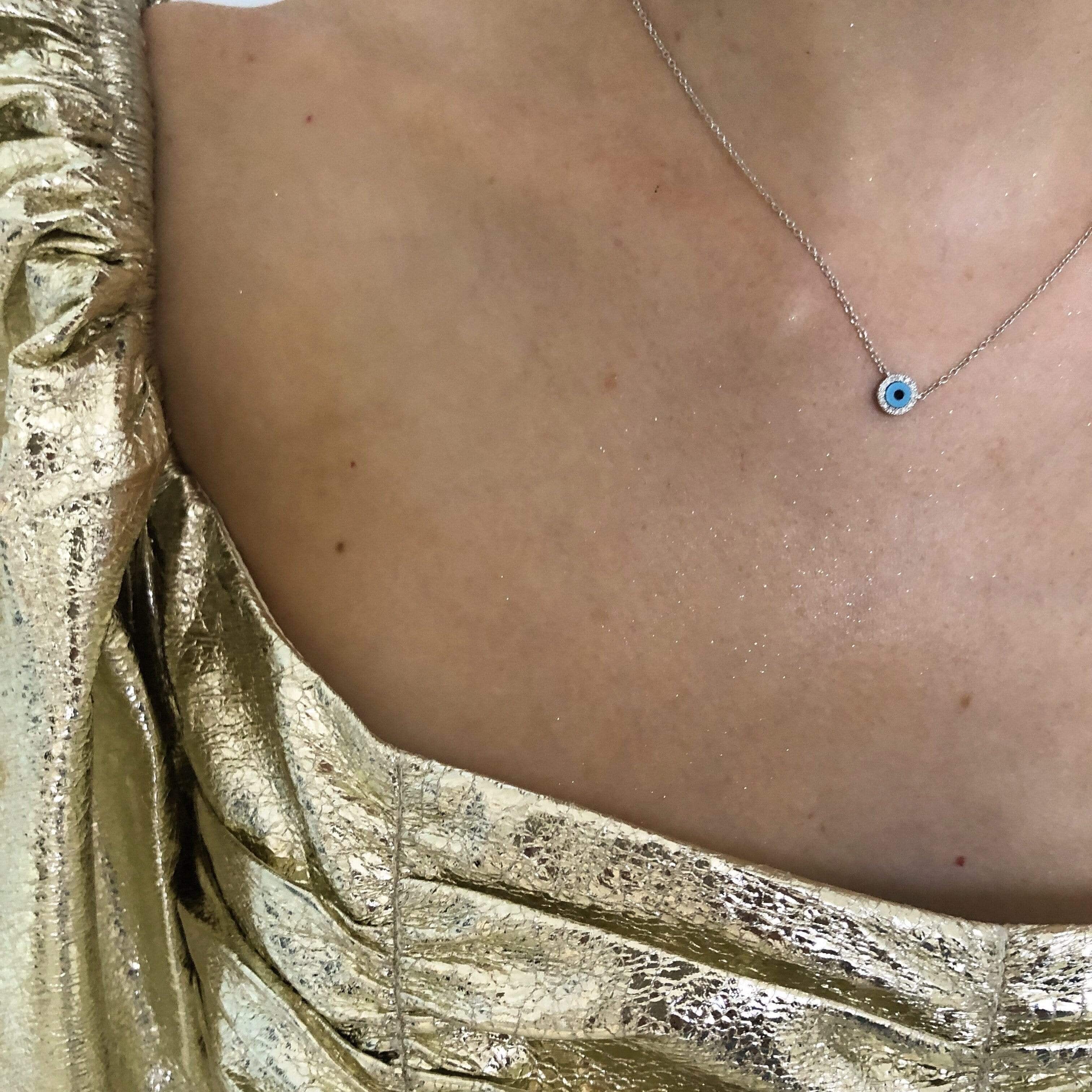 Jennifer Zeuner Jewelry Ojo 14K Necklace