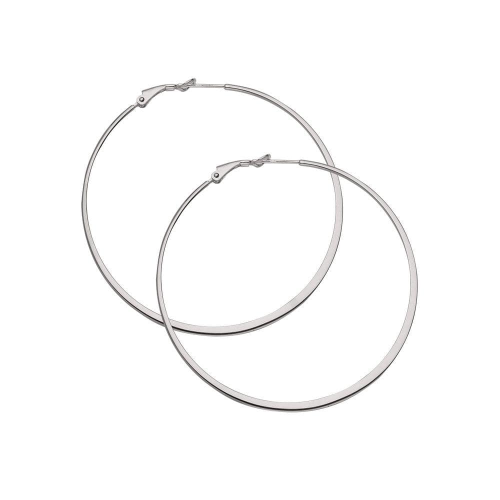 Jennifer Zeuner Jewelry Olivia 2.5" Hoops sterling silver