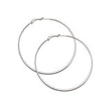 Jennifer Zeuner Jewelry Olivia 2.5" Hoops sterling silver