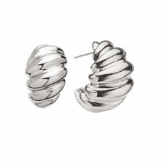 Jennifer Zeuner Jewelry Perla 1" Earrings sterling silver