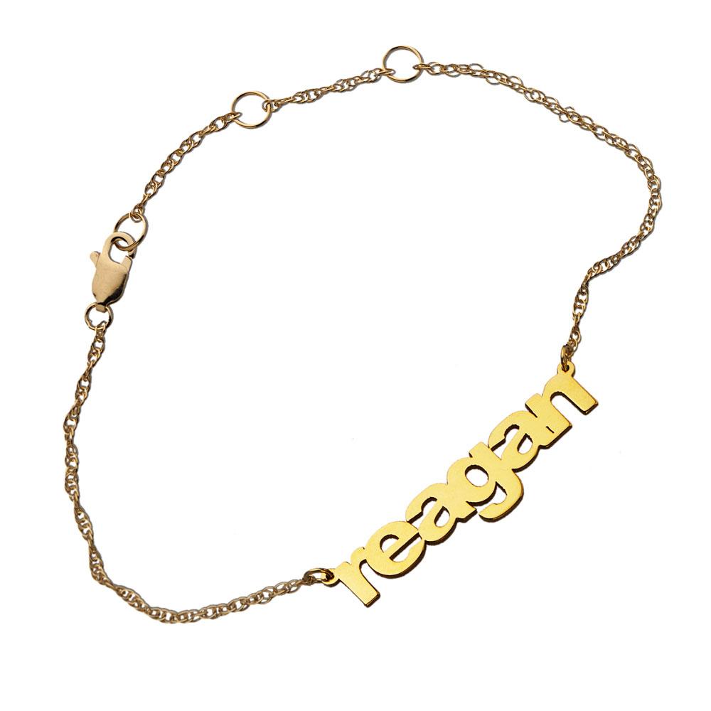 Jennifer Zeuner Jewelry Reagan Nameplate Bracelet