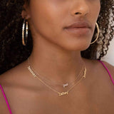 Jennifer Zeuner Jewelry Remington Nameplate Necklace