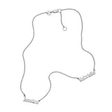 Jennifer Zeuner Jewelry Remington Nameplate Necklace sterling silver / two names