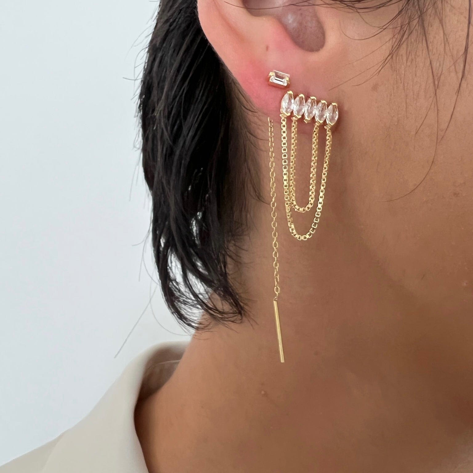 Jennifer Zeuner Jewelry Rocky Earrings