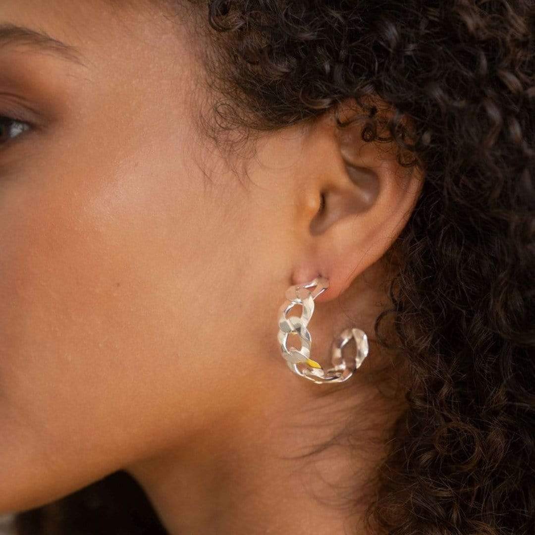 Jennifer Zeuner Jewelry Ronit 1" Hoops