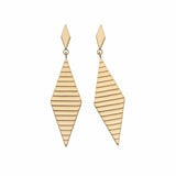 Jennifer Zeuner Jewelry Sarai Earrings 18k yellow gold plated silver