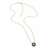 Jennifer Zeuner Jewelry Yani Mini Necklace 18k yellow gold plated silver