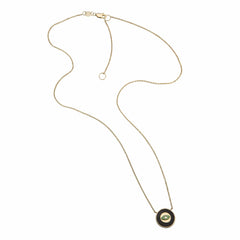 Jennifer Zeuner Jewelry Yani Mini Necklace 18k yellow gold plated silver