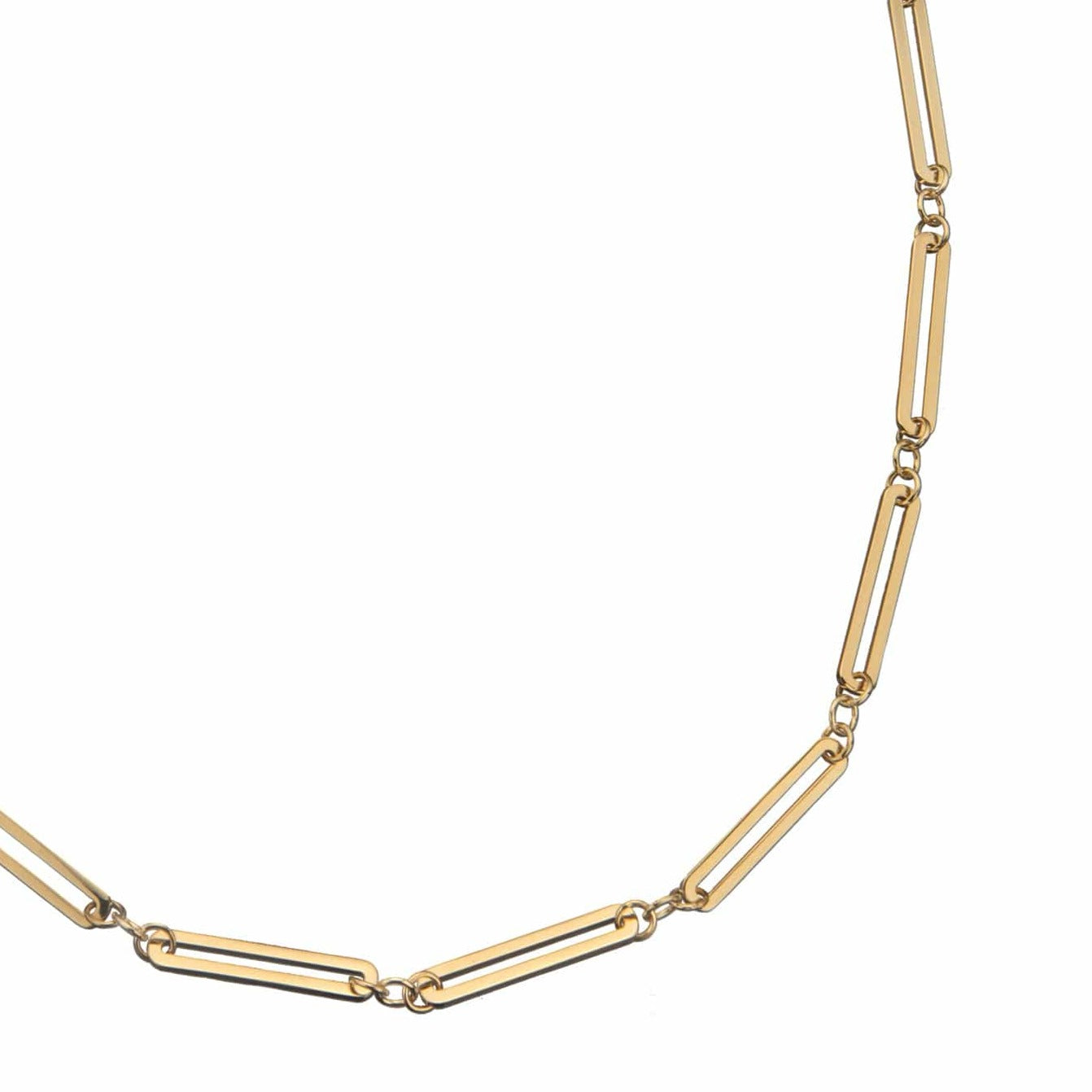 Jennifer Zeuner Jewelry Zadie 20" Necklace gold vermeil